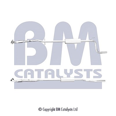 Bm Catalysts Abgasrohr [Hersteller-Nr. BM50965] für Opel von BM CATALYSTS