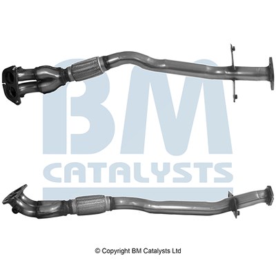 Bm Catalysts Abgasrohr [Hersteller-Nr. BM51036] für Mitsubishi von BM CATALYSTS