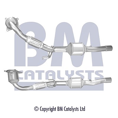 Bm Catalysts Katalysator [Hersteller-Nr. BM91725H] für Audi, Seat, Skoda von BM CATALYSTS