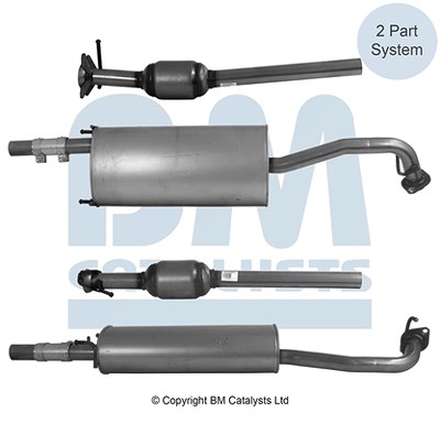 Bm Catalysts Katalysator [Hersteller-Nr. BM91875H] für Lexus von BM CATALYSTS