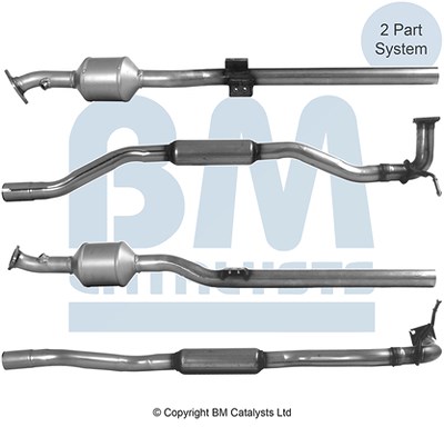 Bm Catalysts Katalysator [Hersteller-Nr. BM92096H] für Mitsubishi von BM CATALYSTS