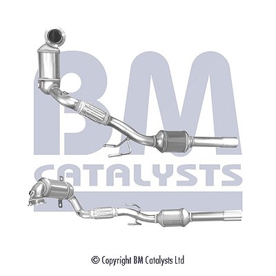 Bm Catalysts Katalysator [Hersteller-Nr. BM92186H] für Audi, Seat, Skoda, VW von BM CATALYSTS