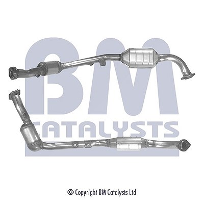 Bm Catalysts Katalysator Kat mit Anbauteilen rechts [Hersteller-Nr. BM91119H] für Opel von BM CATALYSTS