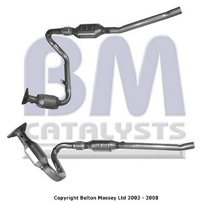 Bm Catalysts Katalysator inkl. Montagesatz [Hersteller-Nr. BM91126H] für Ford von BM CATALYSTS