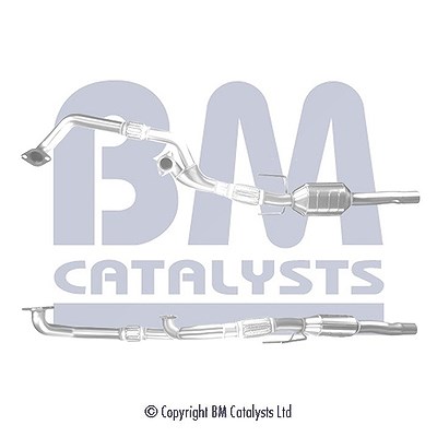 Bm Catalysts Katalysator inkl. Montagesatz [Hersteller-Nr. BM91404H] für Opel, Vauxhall von BM CATALYSTS