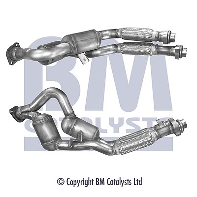 Bm Catalysts Katalysator mit Anbauteilen [Hersteller-Nr. BM80161H] für BMW von BM CATALYSTS