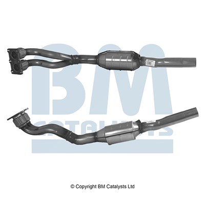 Bm Catalysts Katalysator mit Anbauteilen [Hersteller-Nr. BM90734H] für Audi, Seat, Skoda, VW von BM CATALYSTS