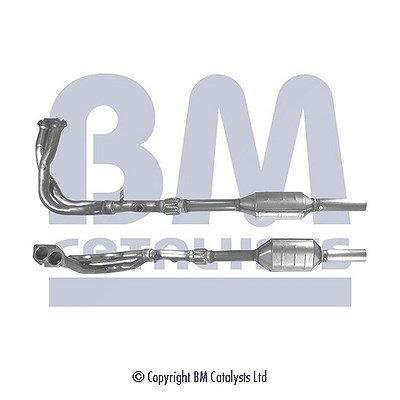 Bm Catalysts Katalysator mit Anbauteilen [Hersteller-Nr. BM90772H] für Opel von BM CATALYSTS