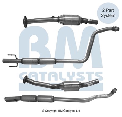 Bm Catalysts Katalysator mit Anbauteilen [Hersteller-Nr. BM91298H] für Toyota von BM CATALYSTS