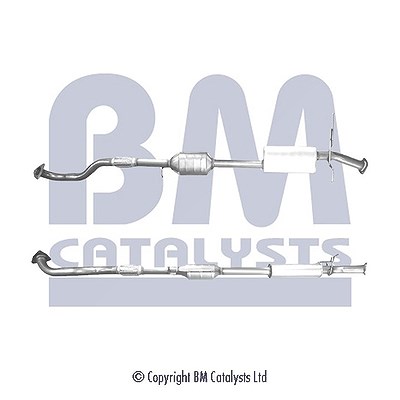 Bm Catalysts Katalysator mit Anbauteilen [Hersteller-Nr. BM91437H] für Hyundai von BM CATALYSTS