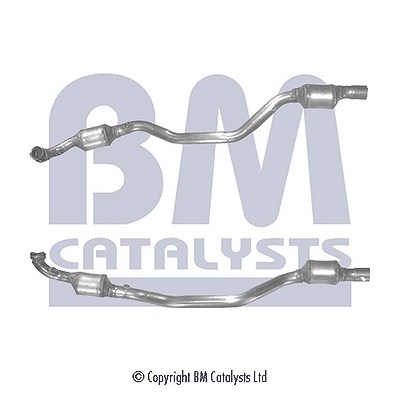 Bm Catalysts Katalysator mit Anbauteilen links [Hersteller-Nr. BM91242H] für Mercedes-Benz von BM CATALYSTS