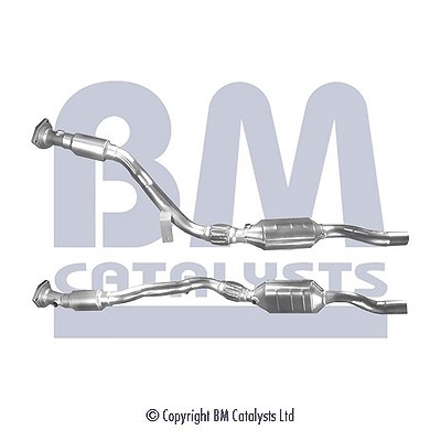 Bm Catalysts Katalysator mit Anbauteilen rechts [Hersteller-Nr. BM91074H] für Audi, Skoda, VW von BM CATALYSTS