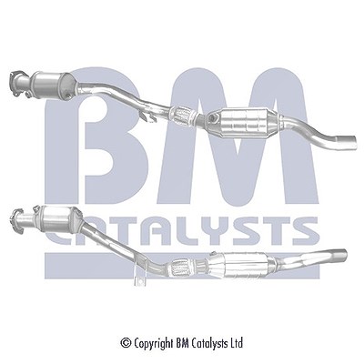 Bm Catalysts Katalysator rechts [Hersteller-Nr. BM91333H] für Audi von BM CATALYSTS