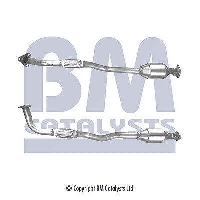 Bm Catalysts Katalysator mit Anbauteilen [Hersteller-Nr. BM91058H] für Gm Korea von BM CATALYSTS