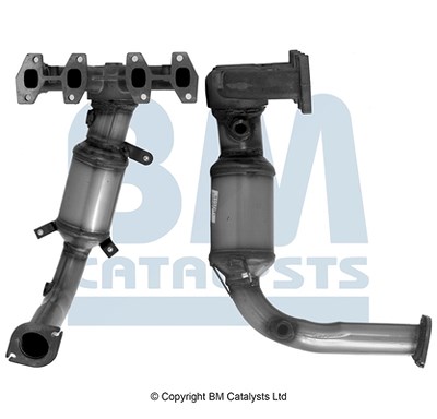 Bm Catalysts Krümmer Kat mit Anbauteilen [Hersteller-Nr. BM91016H] für Fiat, Lancia von BM CATALYSTS