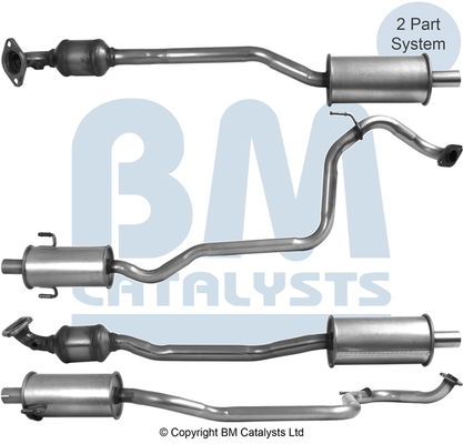 Katalysator hinten BM BM91987H von BM