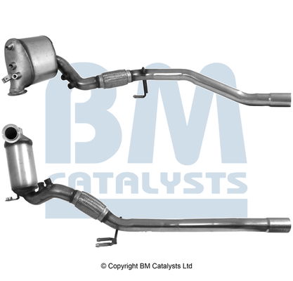 Ruß-/Partikelfilter, Abgasanlage BM BM11035 von BM