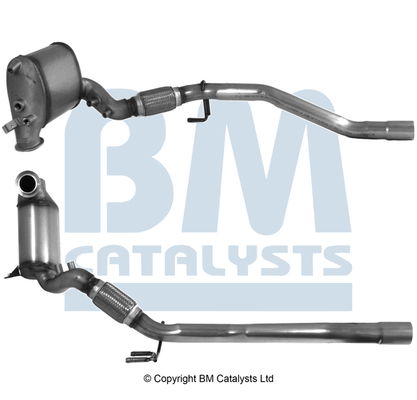 Ruß-/Partikelfilter, Abgasanlage BM BM11150P von BM