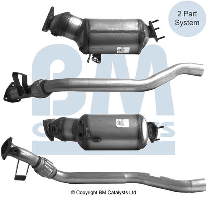 Ruß-/Partikelfilter, Abgasanlage BM BM11402H von BM