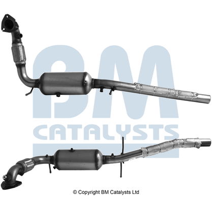 Ruß-/Partikelfilter, Abgasanlage vorne BM BM11398H von BM