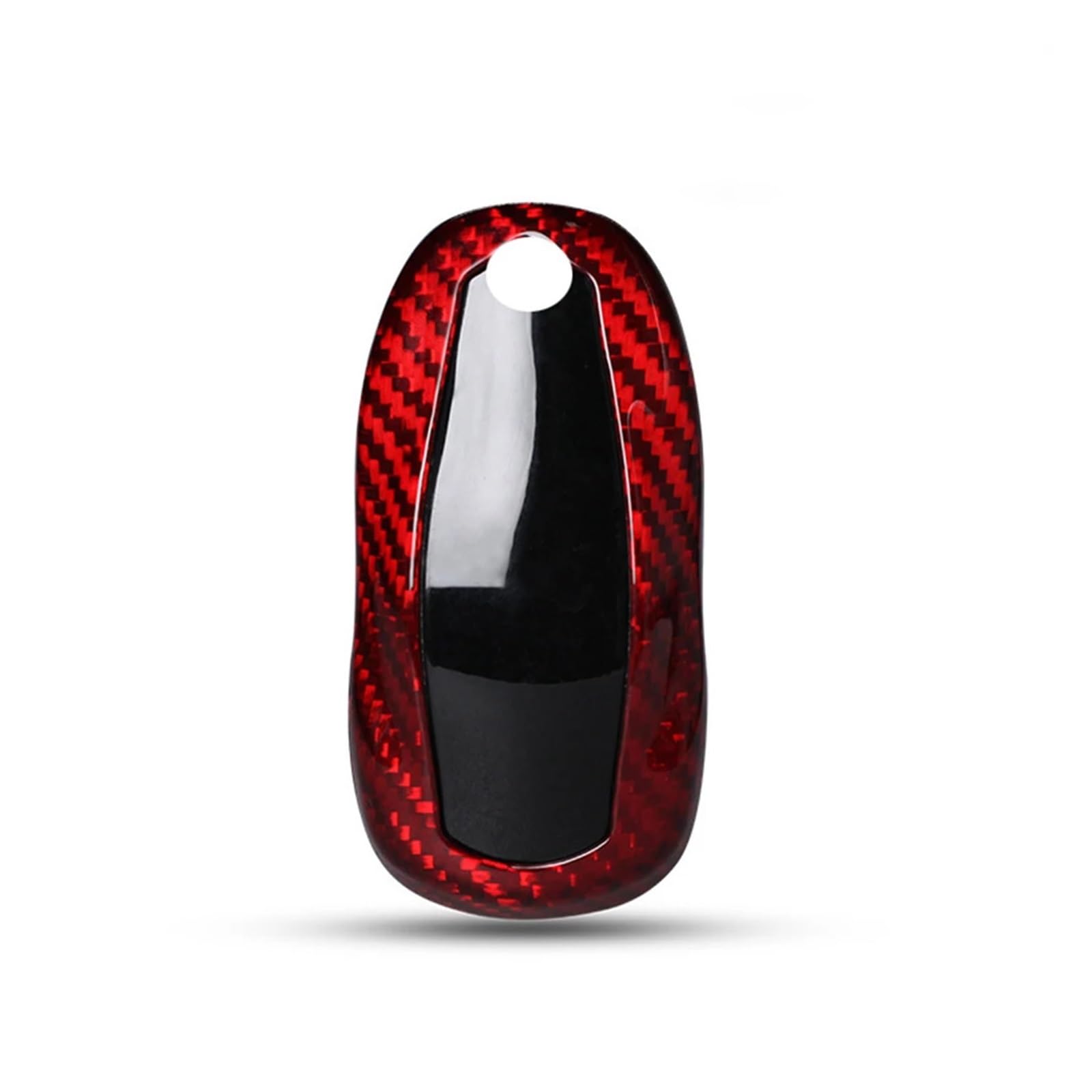 1 Set Carbon Fiber Auto Schlüssel Fall Abdeckung Shell Kompatibel for Modell S Schlüssel Schutzhülle(Red) von BMKUUOSJ