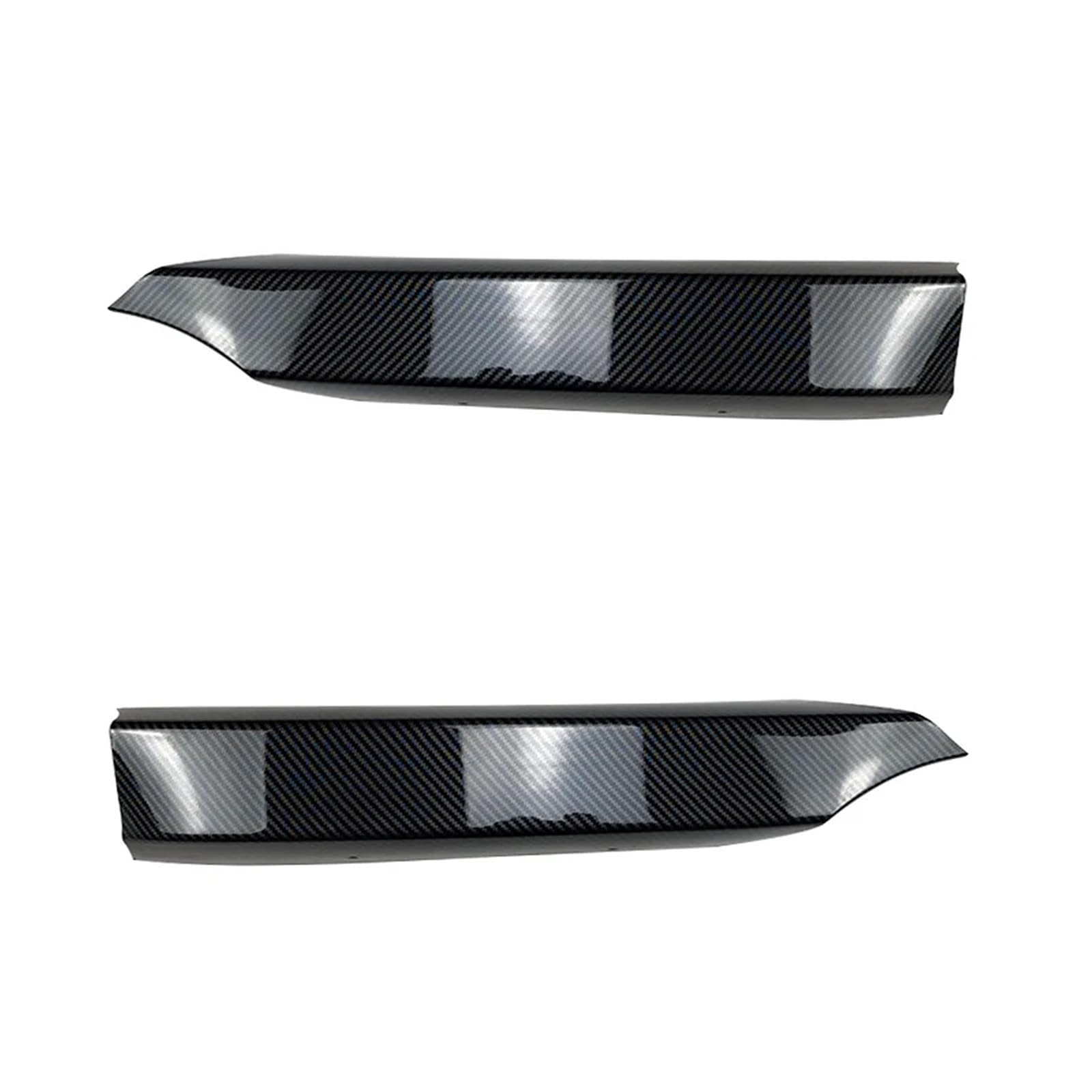 Auto Front Stoßstange Seite Splitter Abdeckung Lippe Kompatibel for BMW 1 Serie E82 E88 Tech 2008 2009 2010-2013 Nebel Lampe Air Vent Intake Spoiler(Carbon Look) von BMKUUOSJ