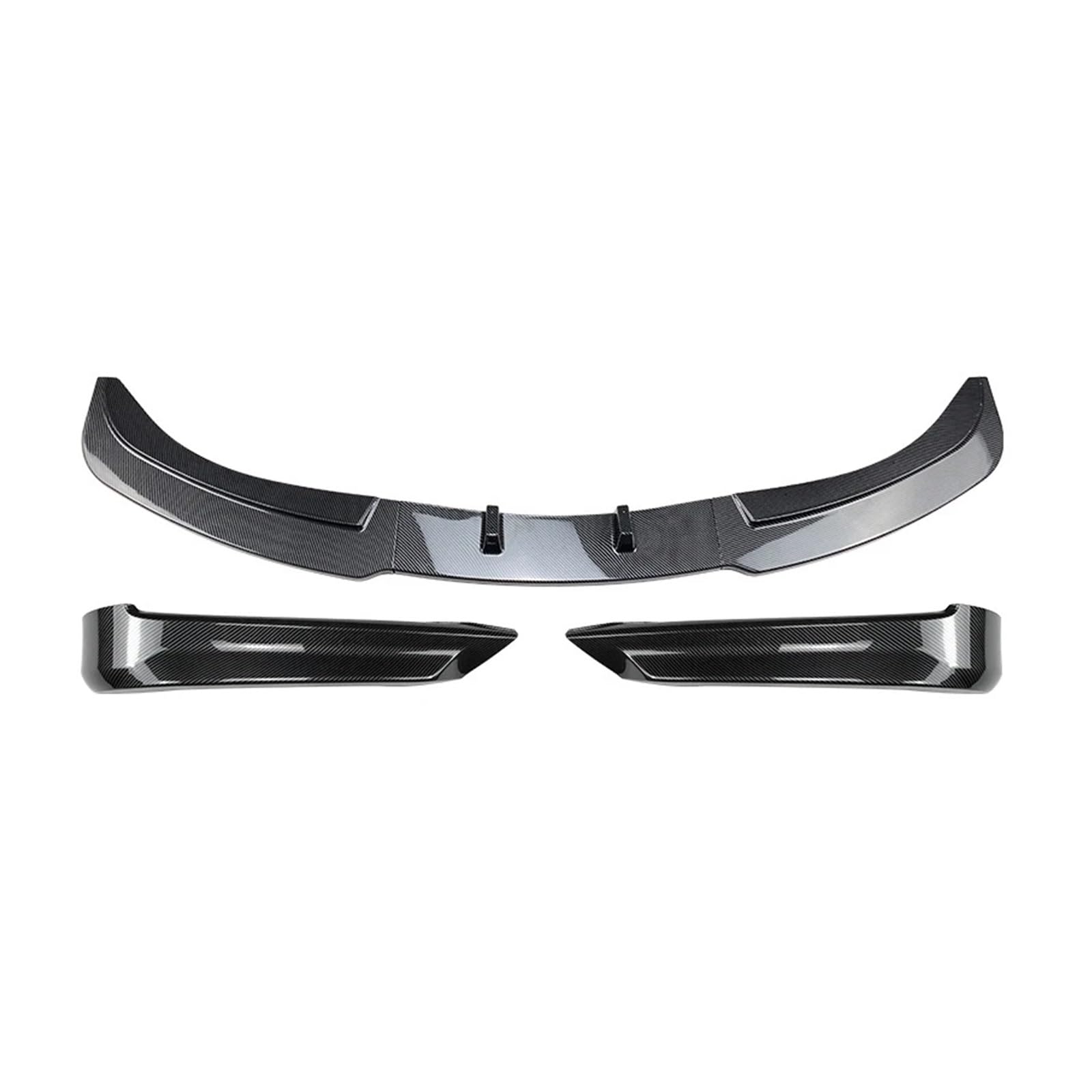 Auto Frontschürze Lip Spoiler Diffusor Splitter Body Kit Schürzen Abdeckung Schutz Trim Kompatibel for BMW 3 Serie E90 E91 320i 330i 2005-2008(Carbon Look) von BMKUUOSJ