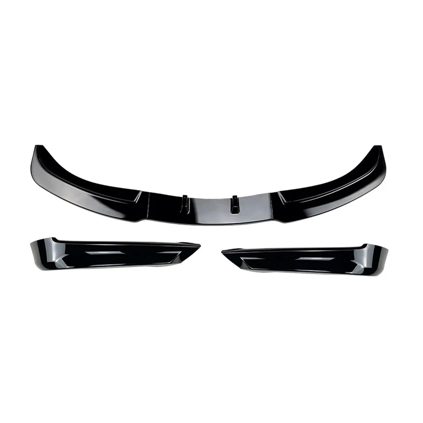 Auto Frontschürze Lip Spoiler Diffusor Splitter Body Kit Schürzen Abdeckung Schutz Trim Kompatibel for BMW 3 Serie E90 E91 320i 330i 2005-2008(Glossy Black) von BMKUUOSJ