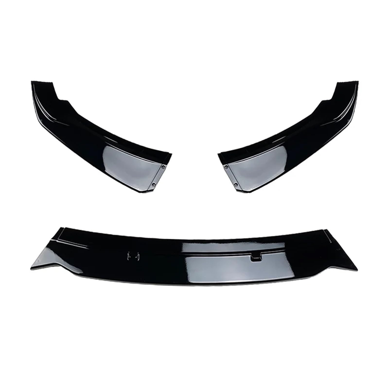 Auto-Frontstoßstange, Lippenspoiler, Diffusor, Splitter, Body-Kit, Schürzen, Abdeckung, Schutzverkleidung, kompatibel for BMW 2er F22 220i 225i 228i 2014–2019(Glossy Black) von BMKUUOSJ