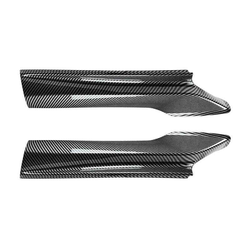 Auto Vorderen Stoßfänger Lip Winkel Seite Splitter Spoiler Schutz Kompatibel for BMW 5 Series F10 F11 Sport 520i 530i 2011 2012 2013 2014-2017(Carbon Look) von BMKUUOSJ