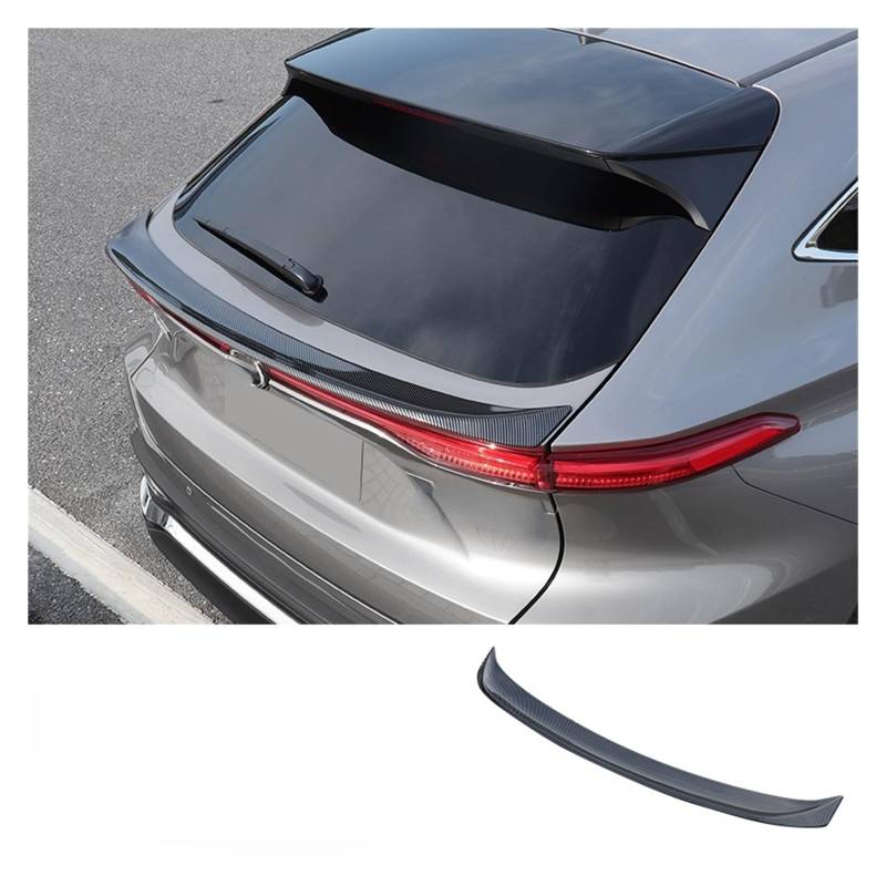 For Dachspoiler-Zubehör, kompatibel mit RAV4 VENZA/HARRIER, Autofenster, schwarze Hecklippe, Flügelschwanz, ABS-Material, Splitter Refit 2022(Carbon fiber) von BMKUUOSJ