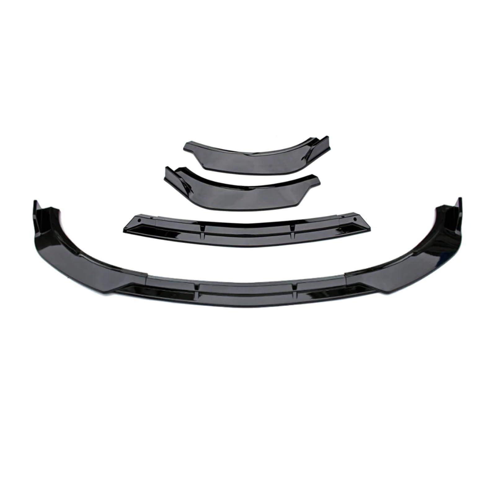 Frontschürze Lippe Kinn Zubehör Splitter Tuning Body Kit Spoiler Trim Kompatibel for Mercedes Benz CLA Klasse C118 X118 W118 2020-2023(Gloss Black) von BMKUUOSJ