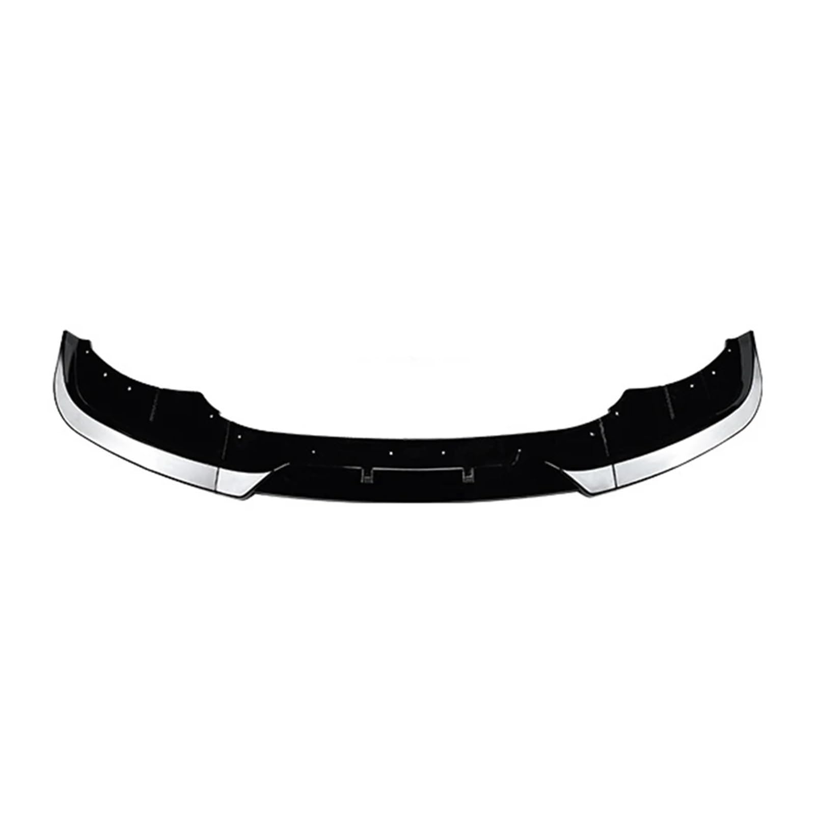 Glänzend schwarzer vorderer unterer Stoßfänger-Spoiler-Lippensplitter, kompatibel for BMW 5er F10 F11 LCI 2015–2017. Frontstoßstangen-Lippendiffusor-Spoiler(Glossy Black) von BMKUUOSJ