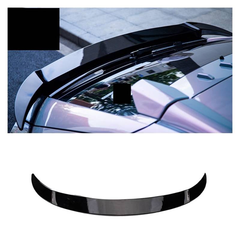 JDM Autospoiler Kompatibel Mit Civic 10th Hatchback Heckspoiler MC Style Heckspoiler ABS Glanz Schwarz Flügellippe Kofferraum(2) von BMKUUOSJ