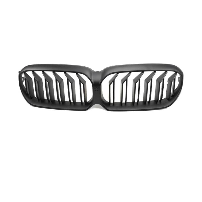 Kompatibel for BMW 5 Series G30 G31 G38 LCI Auto Front Niere Stoßstange ABS Grille Dual/Einzel 530i 540i M550i XDrive 2020-2022 Auto Zubehör(Dual Matte Black) von BMKUUOSJ