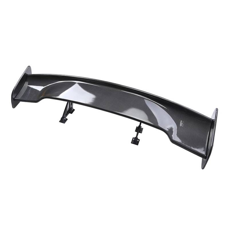 Kompatibel for Hyundai Genesis Coupe Heckspoiler Heckflügel Universal Glänzend Schwarz Carbon Fiber 145cm Gt Wing Auto Spoiler 2023 Querruder(ABS Carbon Look) von BMKUUOSJ