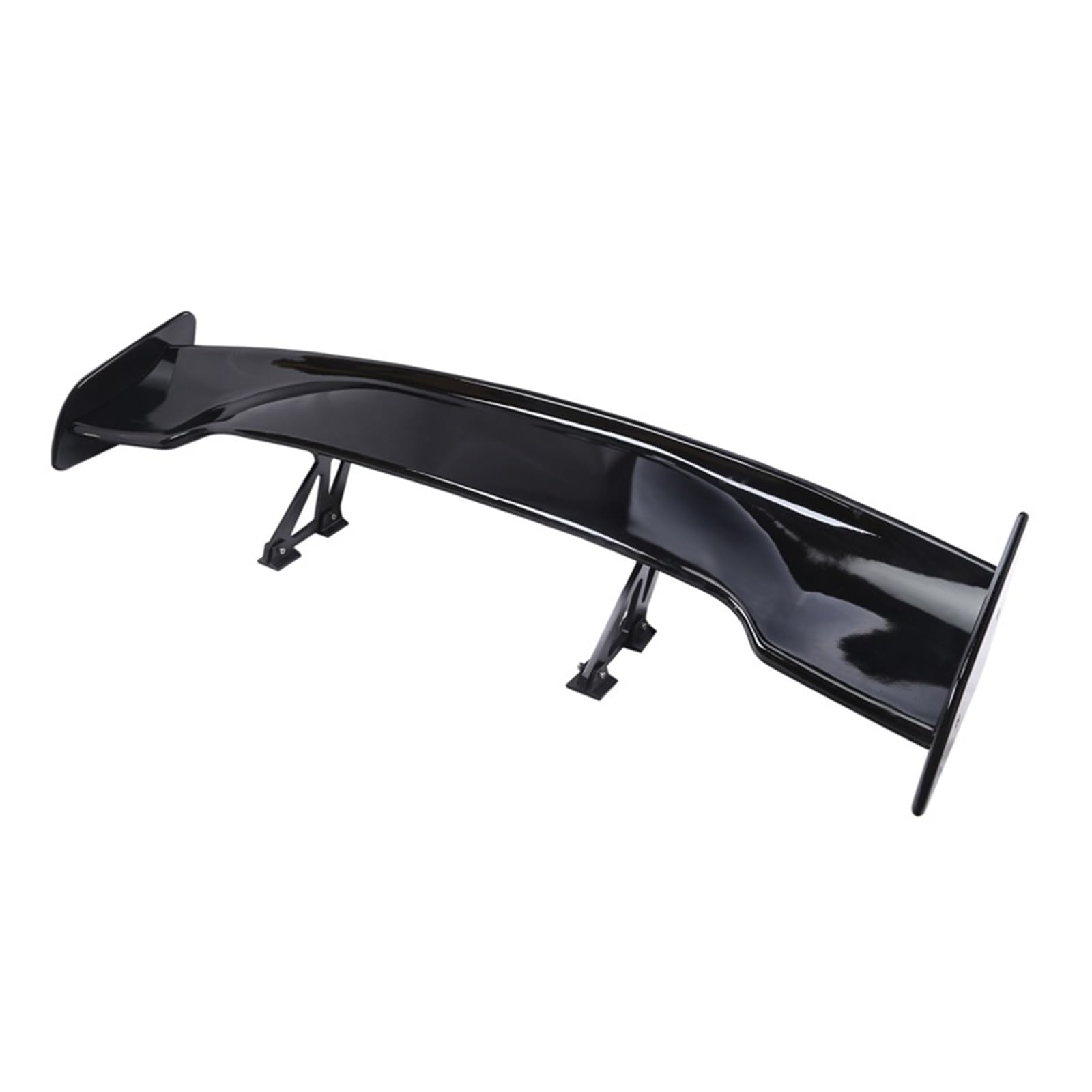 Kompatibel for Hyundai Genesis Coupe Heckspoiler Heckflügel Universal Glänzend Schwarz Carbon Fiber 145cm Gt Wing Auto Spoiler 2023 Querruder(ABS Glossy Black) von BMKUUOSJ