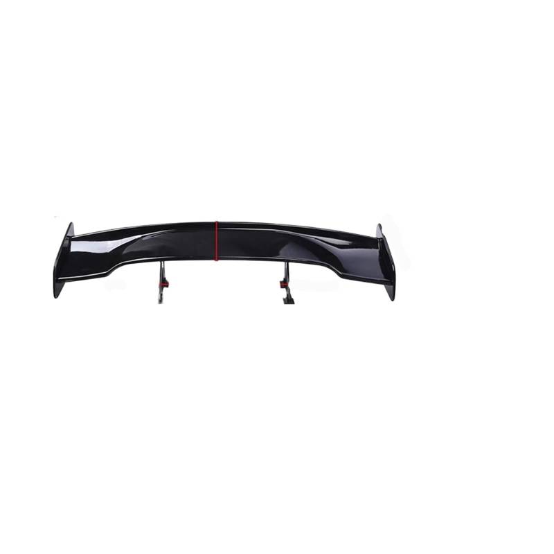 Kompatibel for Hyundai Genesis Coupe Heckspoiler Heckflügel Universal Glänzend Schwarz Carbon Fiber 145cm Gt Wing Auto Spoiler 2023 Querruder(ABS Unpainted) von BMKUUOSJ