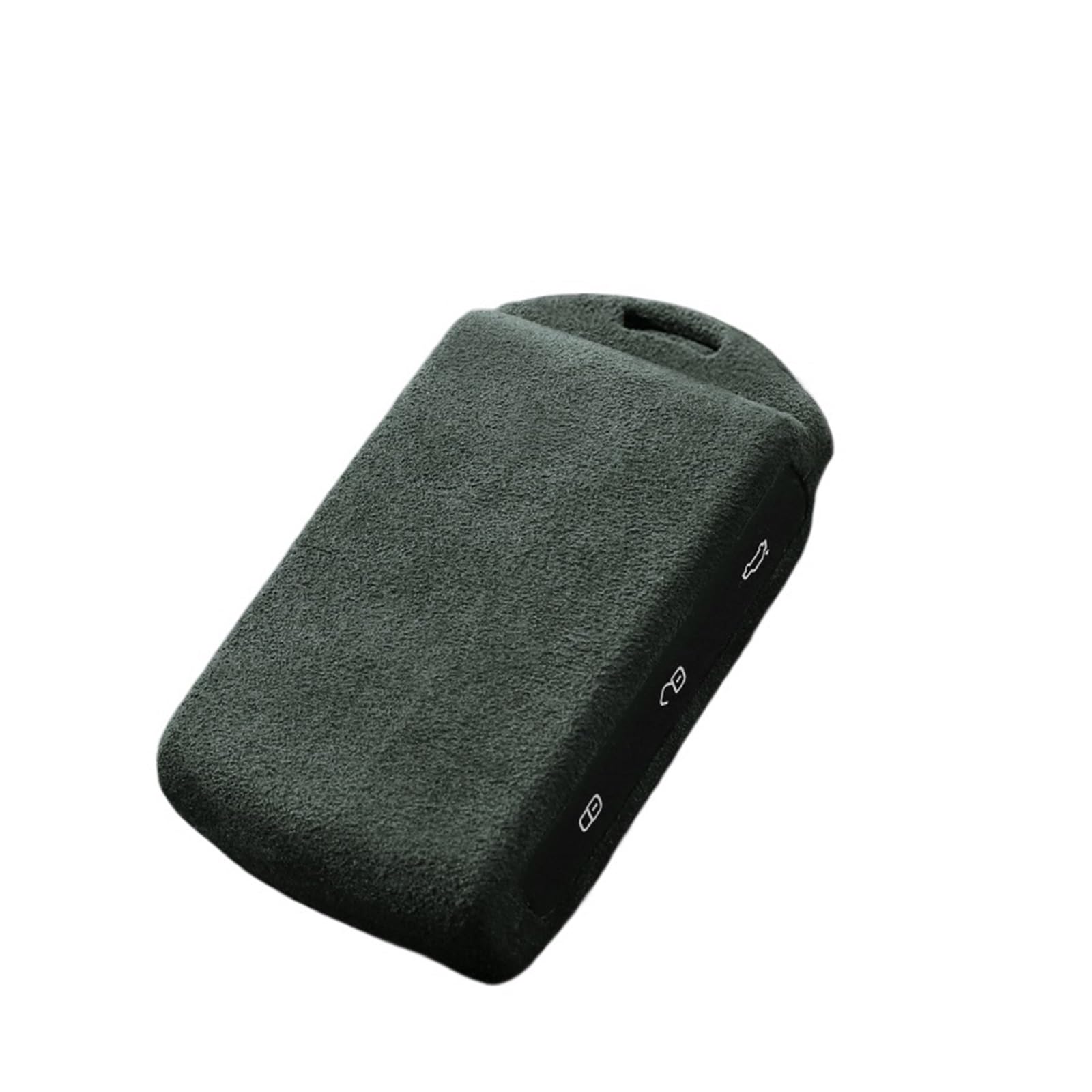 Leder kompatibel for Volvo XC40 XC60 S90 XC90 V90 T5 T6 T8 Smart Remote Autoschlüsseletui Abdeckung Schlüsselanhänger Zubehör(A Green) von BMKUUOSJ