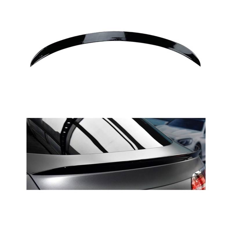 Piano Black Car Kompatibel for Benz GLC Coupe C253 GLC260 300 2016+AMG Heckklappe Splitter Lip Wing Top Spoiler Aufkleber Auto(Piano Black) von BMKUUOSJ