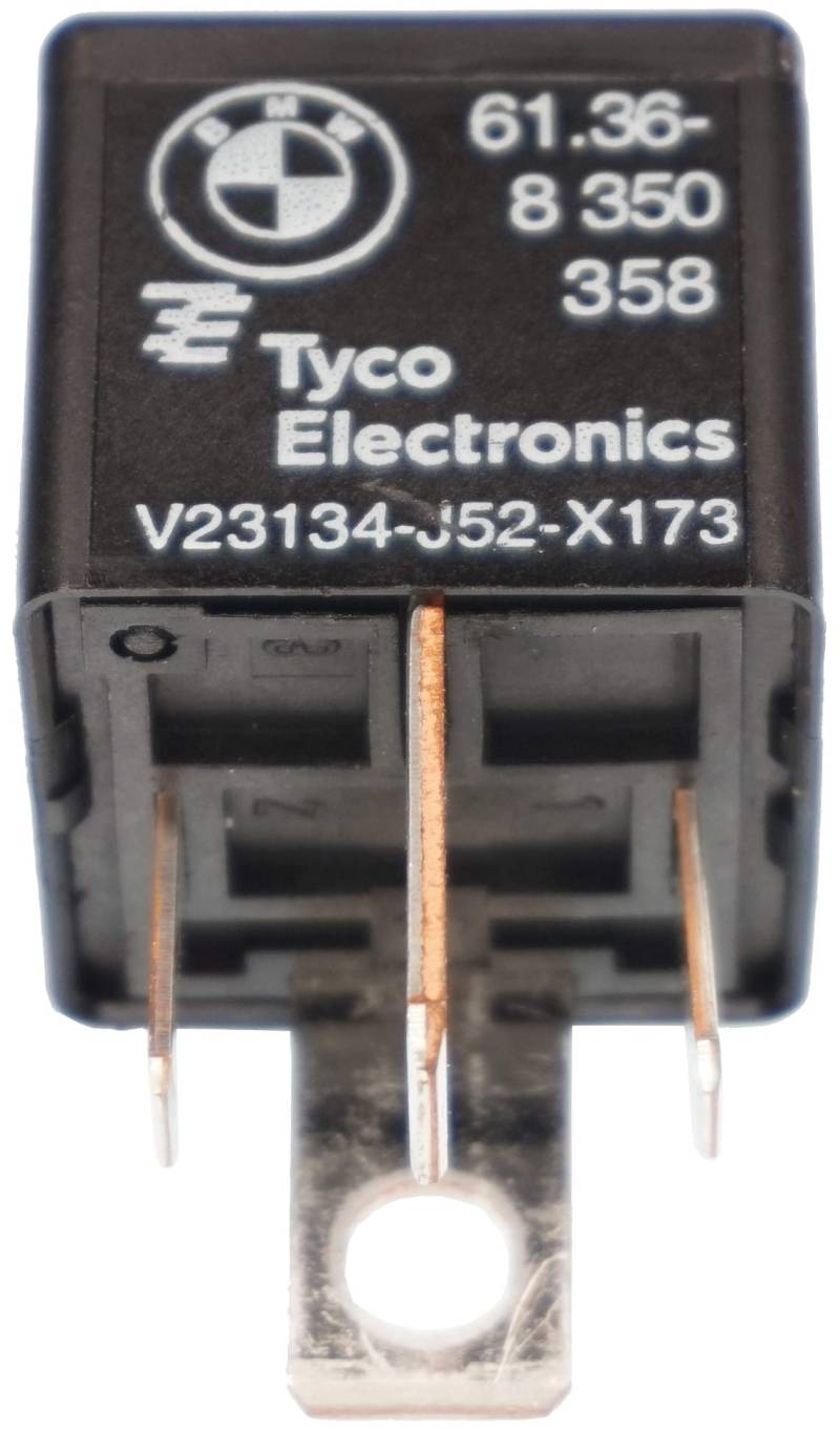 BMW Black Relay SIEMENS tyco V23134-J52-X173 8350358 61368350358 von BMW