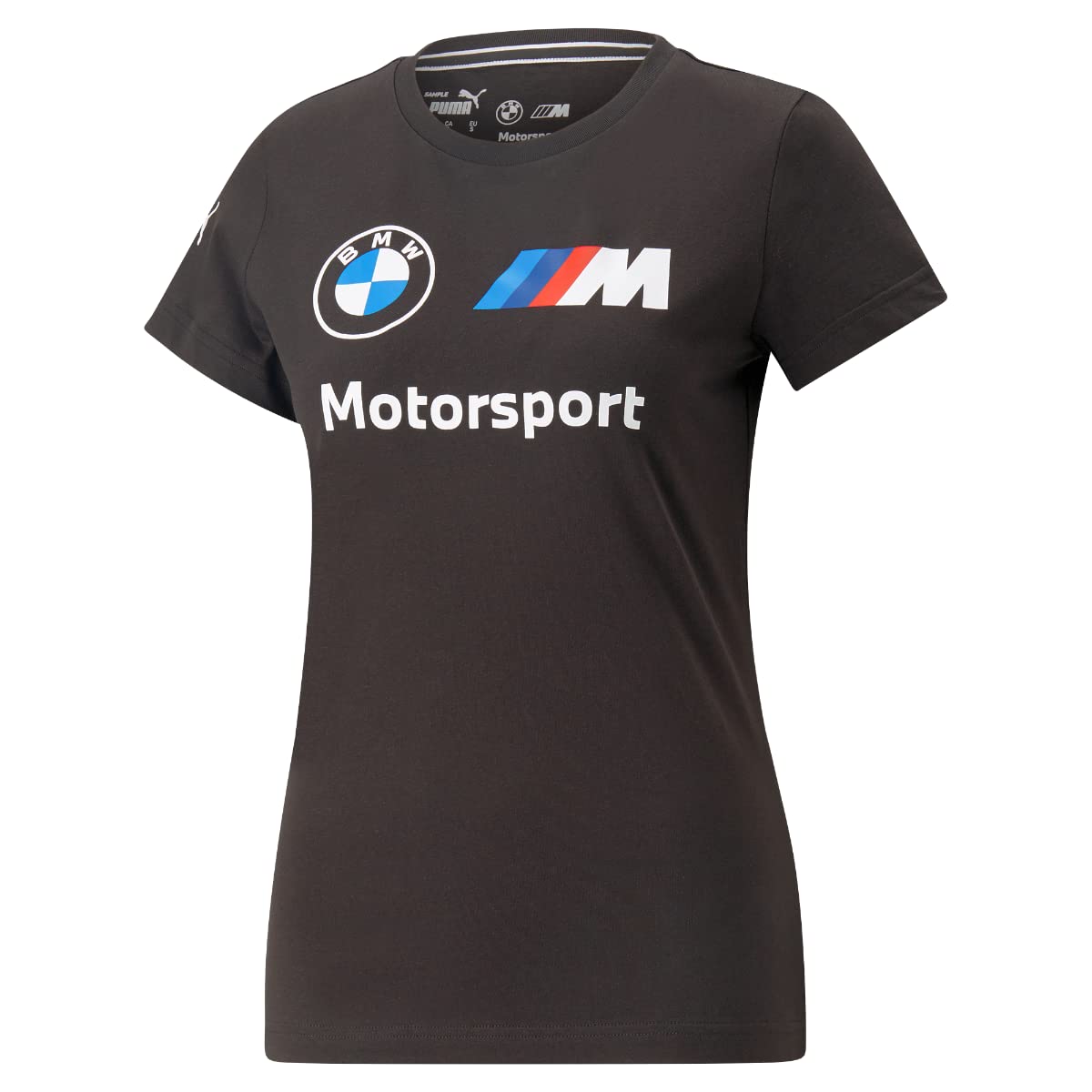 BMW M Motorsport Logo T-Shirt schwarz Damen (S) von BMW