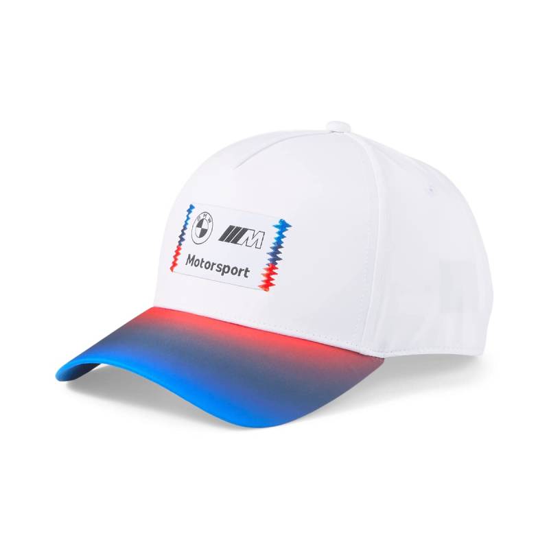 BMW M Motorsport Mütze Puma Cap Kappe Basecap Baseballkappe Herren Weiß + Einkaufschip von BMW