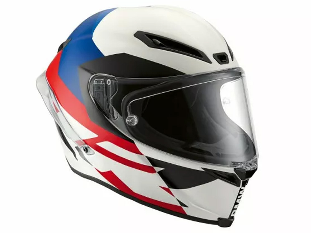 BMW M Pro Race Integralhelm (circuit) Farbe: Weiß|Rot|Blau Größe: 60/61 von BMW