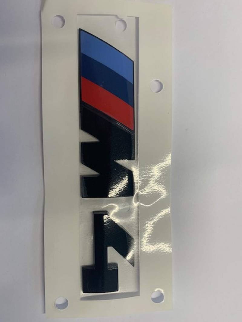 BMW M4 Emblem Schriftzug Heckklappe SCHWARZ F32 F82 Limited Edition von BMW