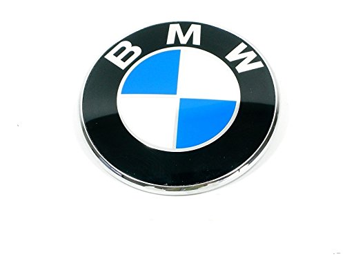 BMW Original Plakette 61 mm Emblem Badge Logo Schriftzug passend für E46 51137019946 von BMW