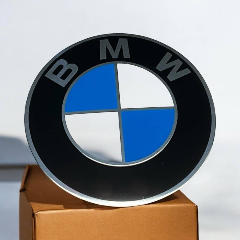 BMW Radnabenkappen-Emblem, 58 mm, Original-Radkappen-Logo, runder Aufkleber von BMW