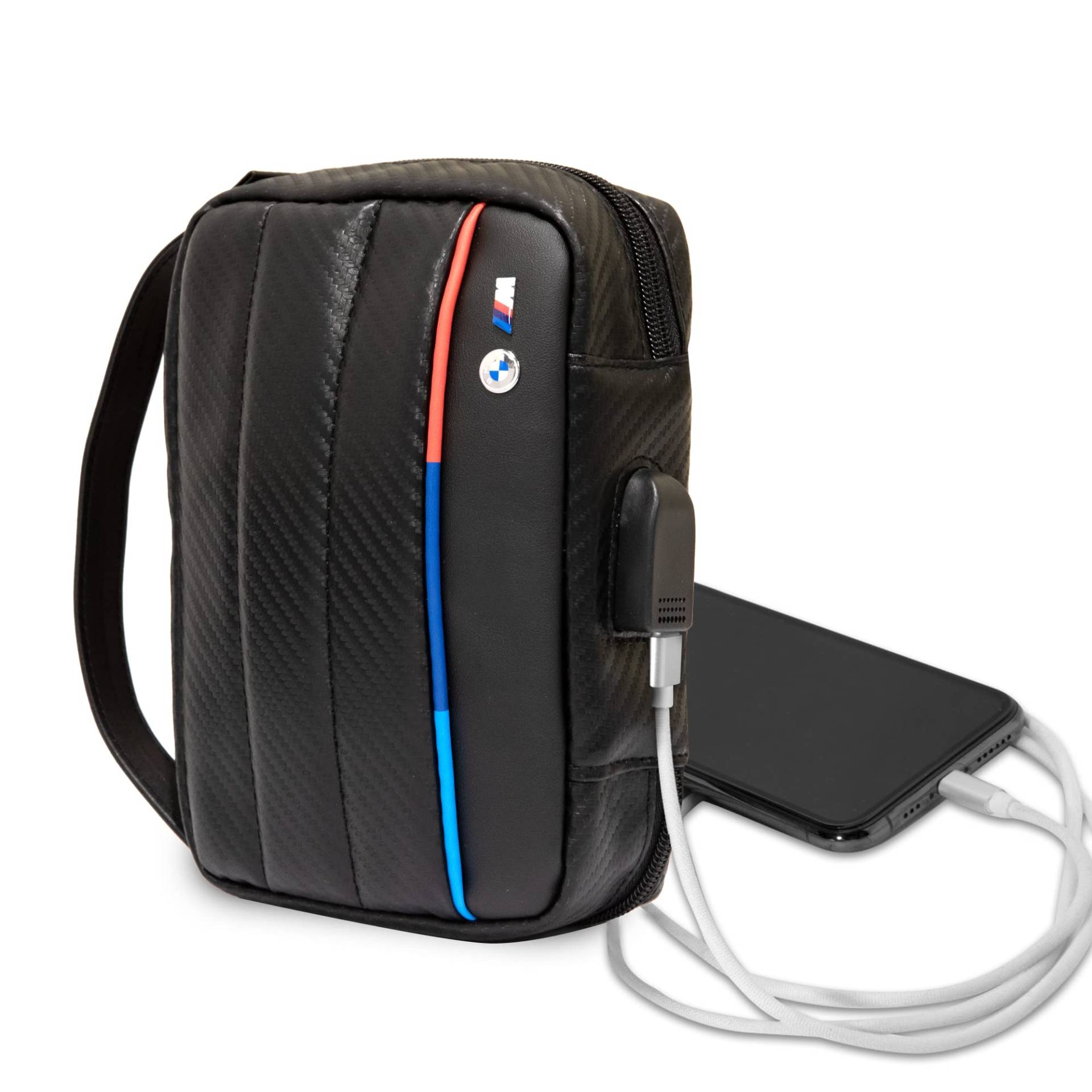 BMW Tasche BMHBPUCARTCBK Organizer Schwarz Carbon Tricolor von CG MOBILE