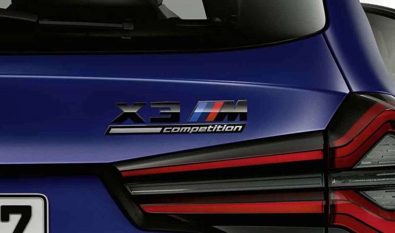 BMW X3 M Competition Schriftzug X3M F97 + Einkaufschip von BMW