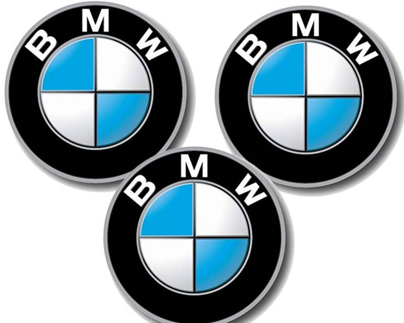 Original BMW Plakette geprägt mit Klebefolie D=70MM 3er 5er 6er 7er 8er X5 Z1 Z3 Z4 (3) von BMW